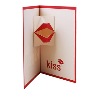 Kiss Pop Up Card