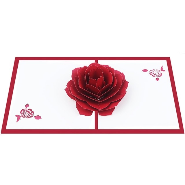 Rose Pop Up Card