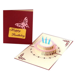 Happy Birthday Cake Card