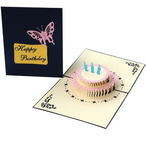 Happy Birthday Cake Card